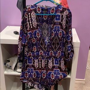 Forever 21 Low cut Romper
